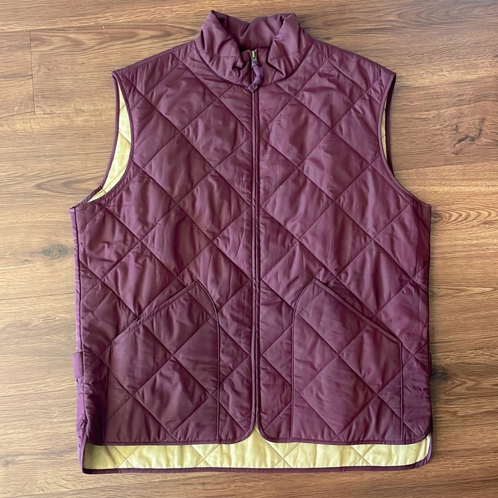 J Crew maroon vest
